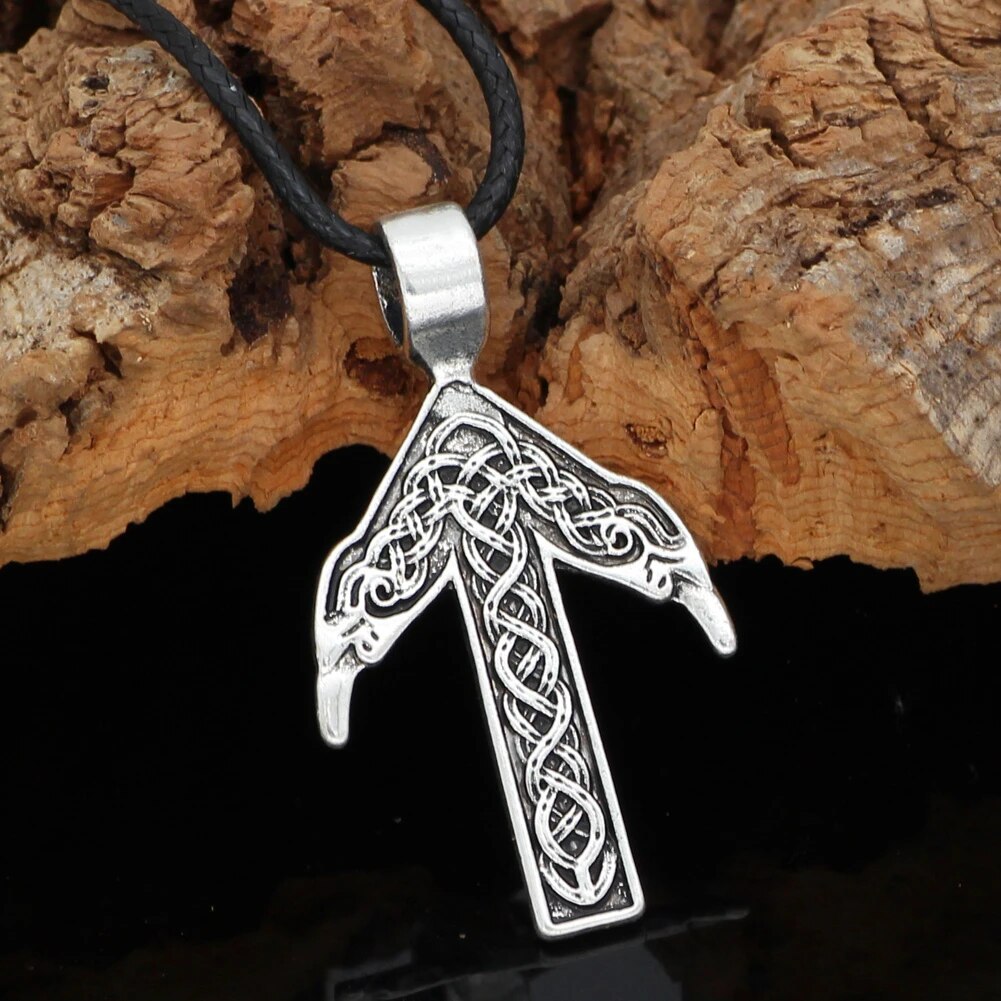 Viking Necklace Tiwaz Rune Valhalla Vikings