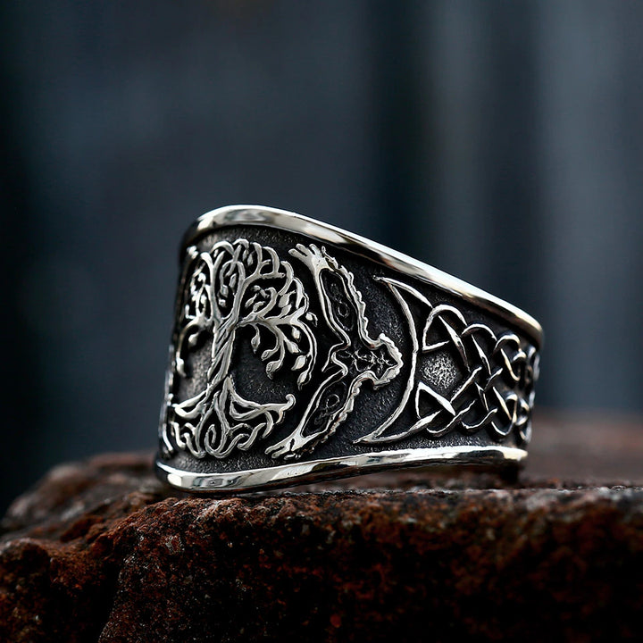 Viking Ring - Tree of Life Knotwork