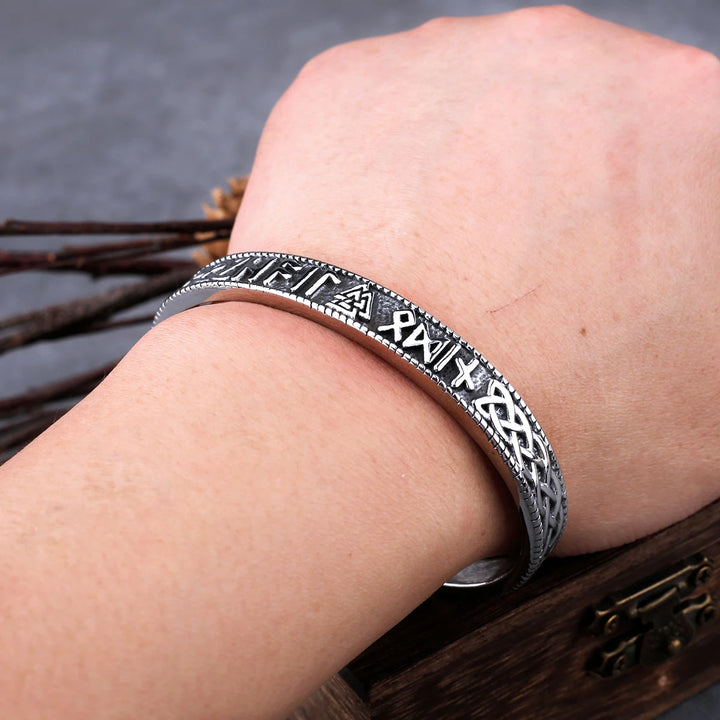 Viking Arm Ring - Valknut Runes