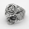 Valknut Symbol Viking Skull Ring