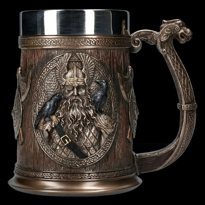 Norse Gods Thor And Odin Viking Beer Mug