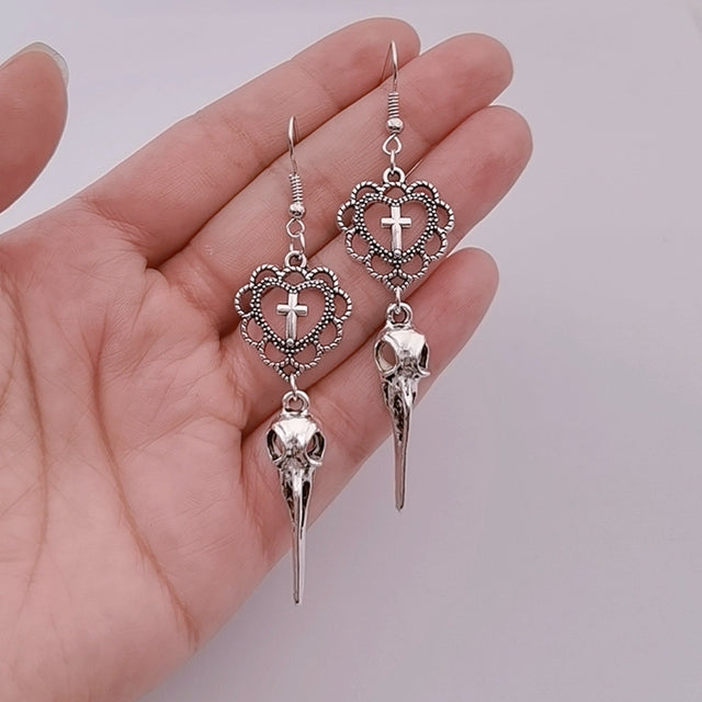 Viking Earrings - Odin's Ravens