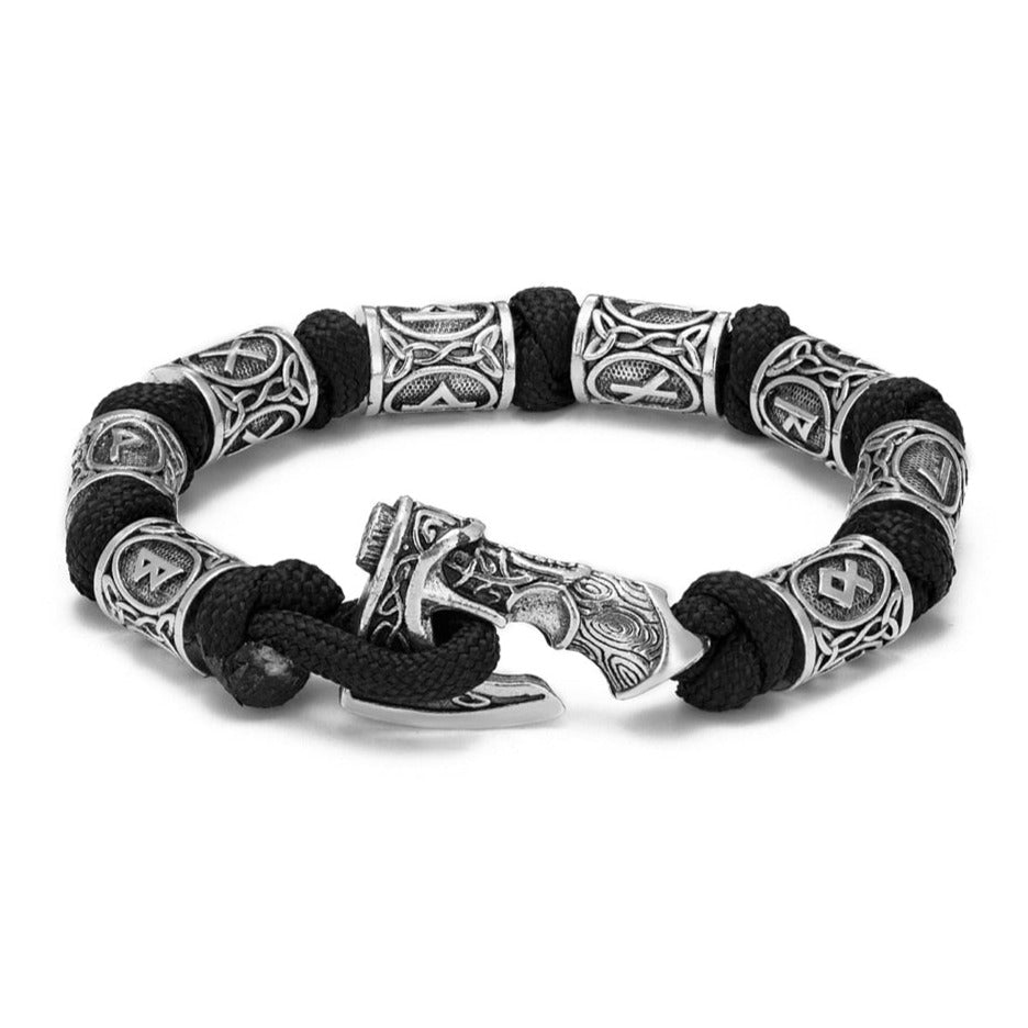 Norse Viking Axe Paracord Wrap Bracelet