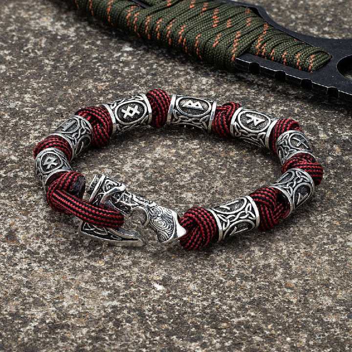 Norse Viking Axe Paracord Wrap Bracelet