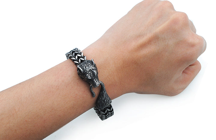 Viking Bracelet - Fenrir Wolf