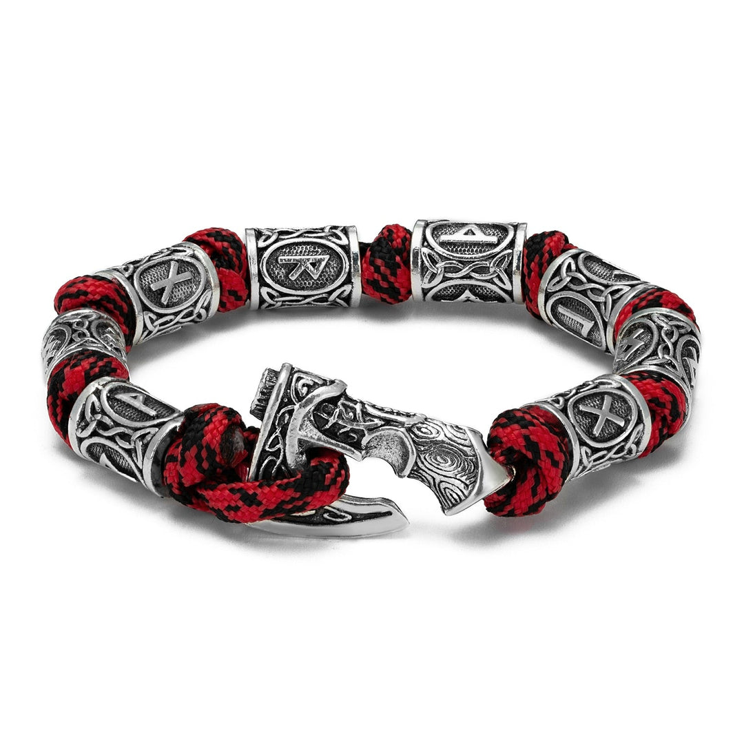Norse Viking Axe Paracord Wrap Bracelet