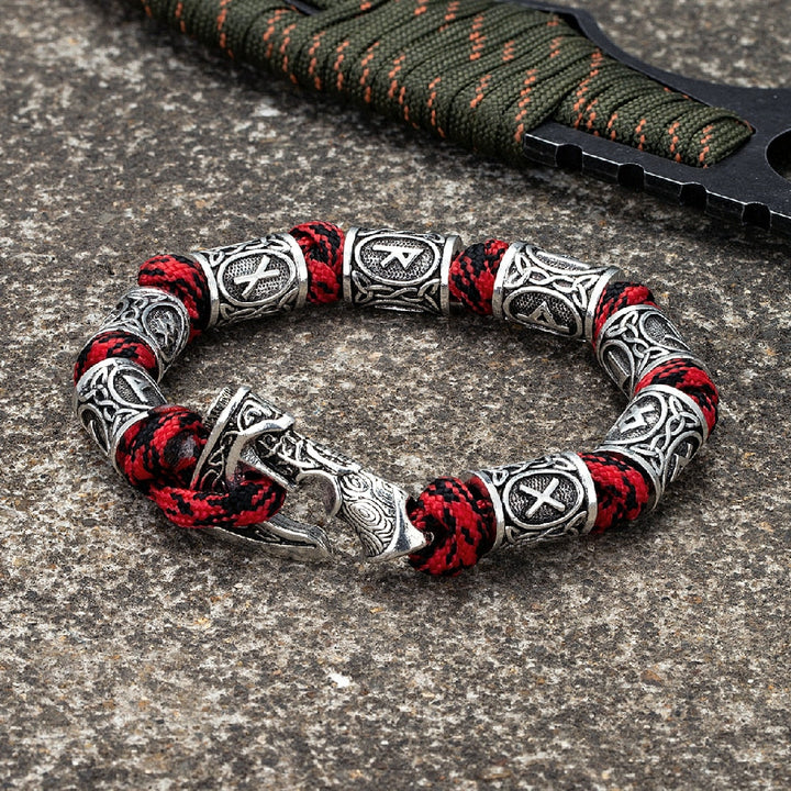 Norse Viking Axe Paracord Wrap Bracelet