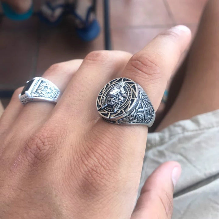 Fenrir Wolf Viking Ring