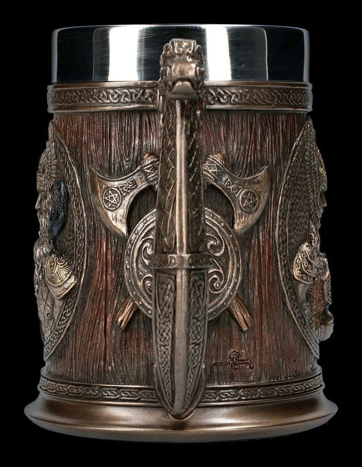 Norse Gods Thor And Odin Viking Beer Mug