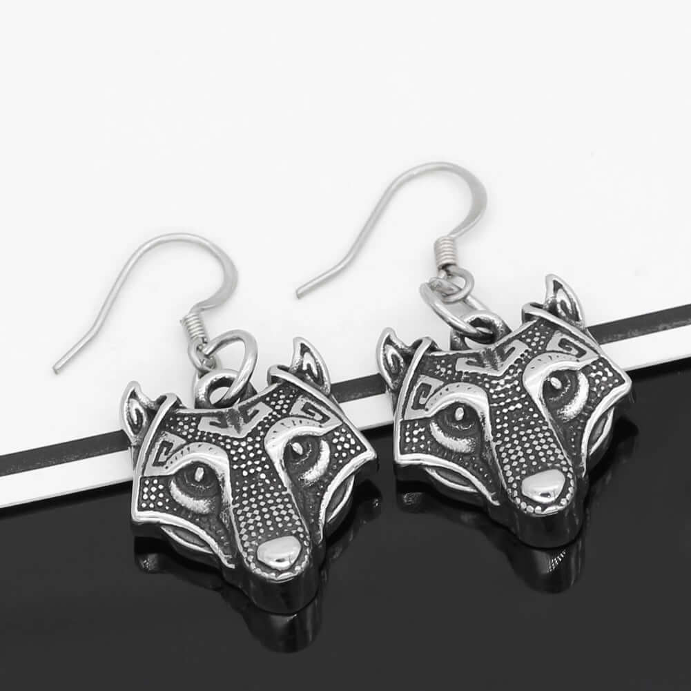 Viking Earrings - Fenrir