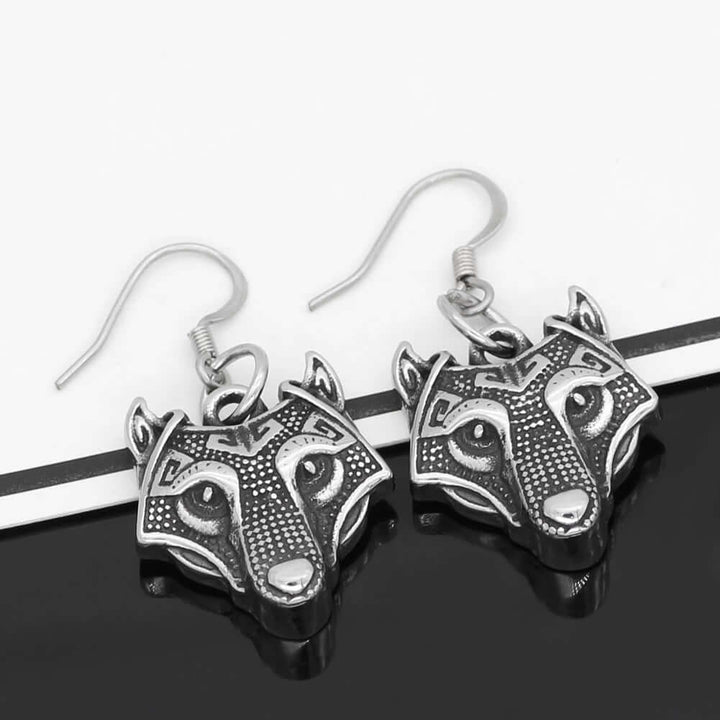 Viking Earrings - Fenrir