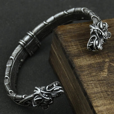 Viking Arm Ring - Norse Wolves