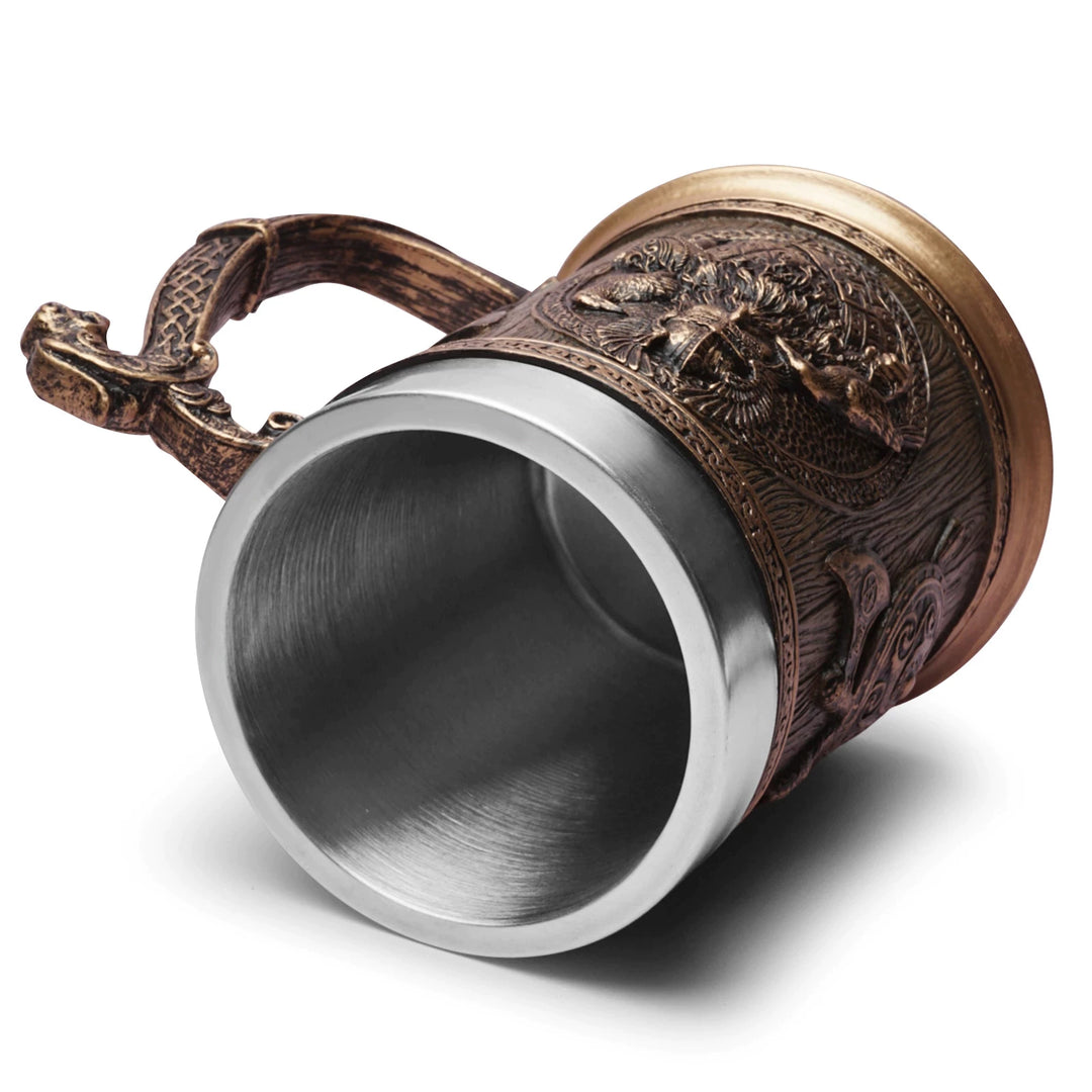 Norse Gods Thor And Odin Viking Beer Mug
