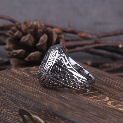 Viking Ring - Vegvisir Knots