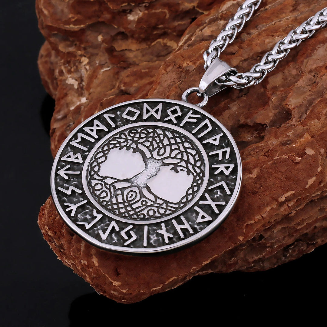 Yggdrasil Necklace - Tree of Life Runes