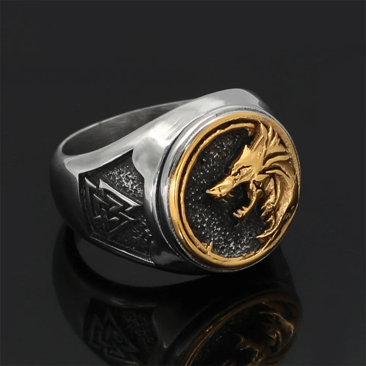 Viking Ring - Fenrir Valknut