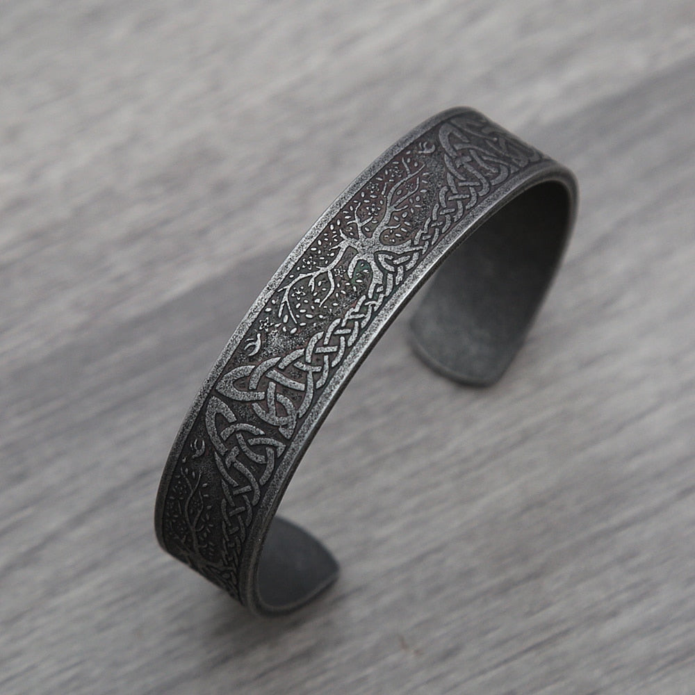 Viking Arm Ring - BLACK CELTIC KNOTS