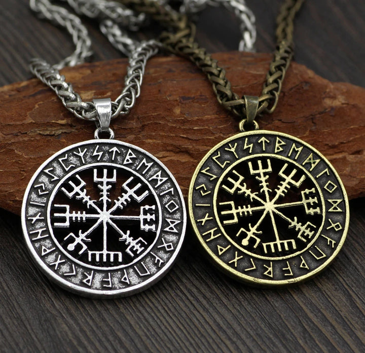 Viking Necklace - Vegvisir Runes