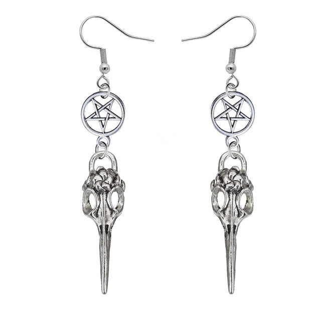 Viking Earrings - Odin's Ravens