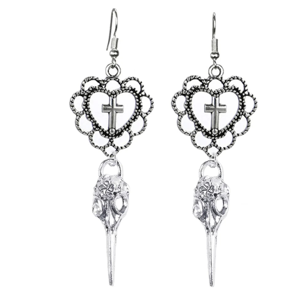 Viking Earrings - Odin's Ravens