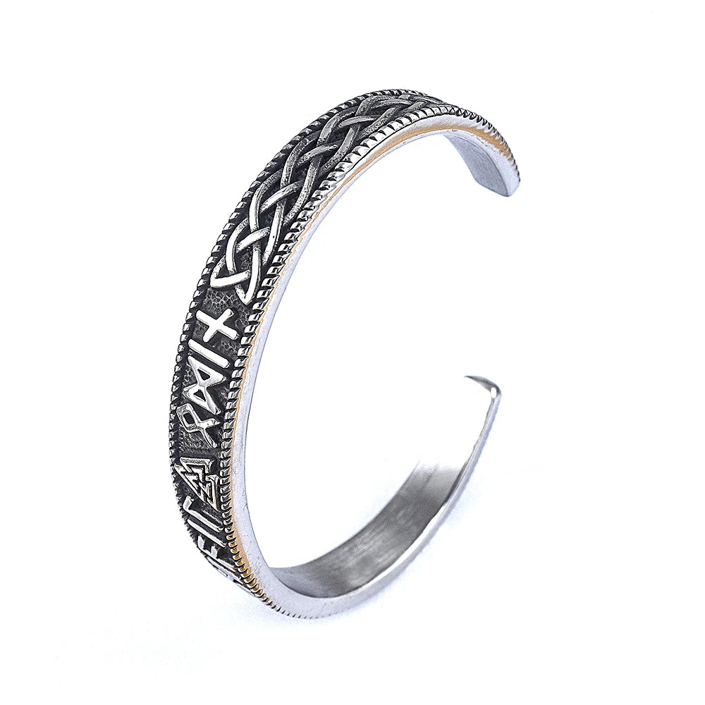 Viking Arm Ring - Valknut Runes