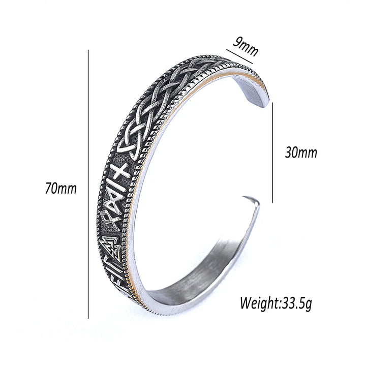 Viking Arm Ring - Valknut Runes