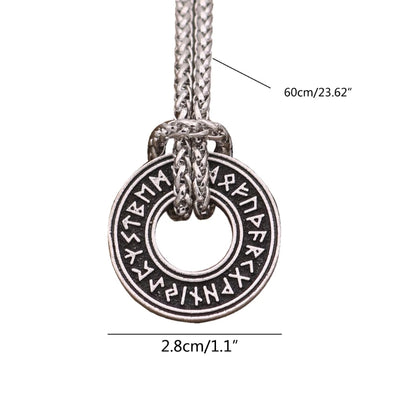 Viking Necklace - Runic Circle