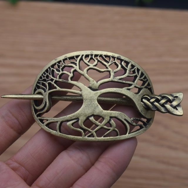 Viking Hair Clip - Tree Of Life