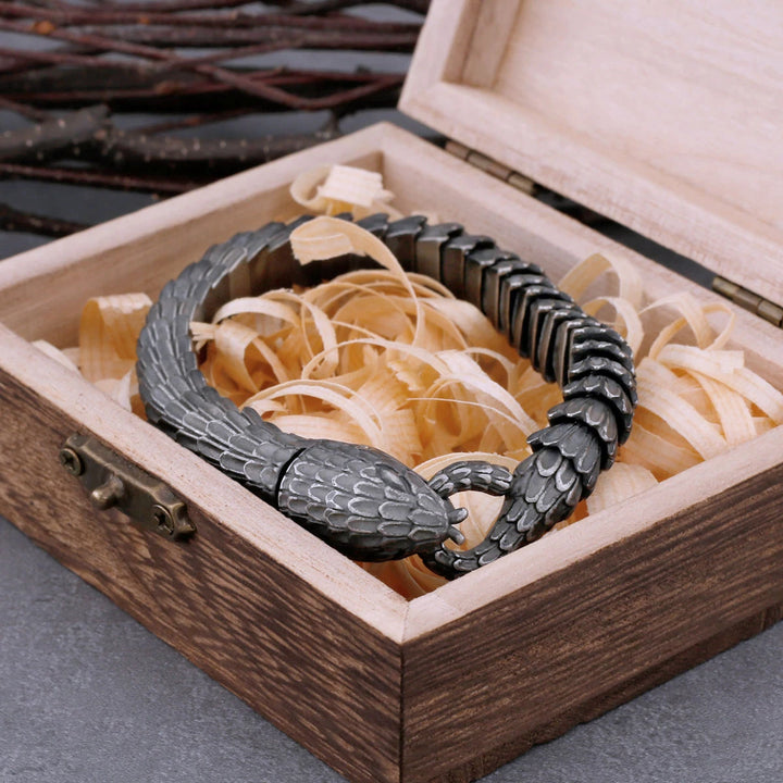 Viking Bracelet - Jormungandr Serpent