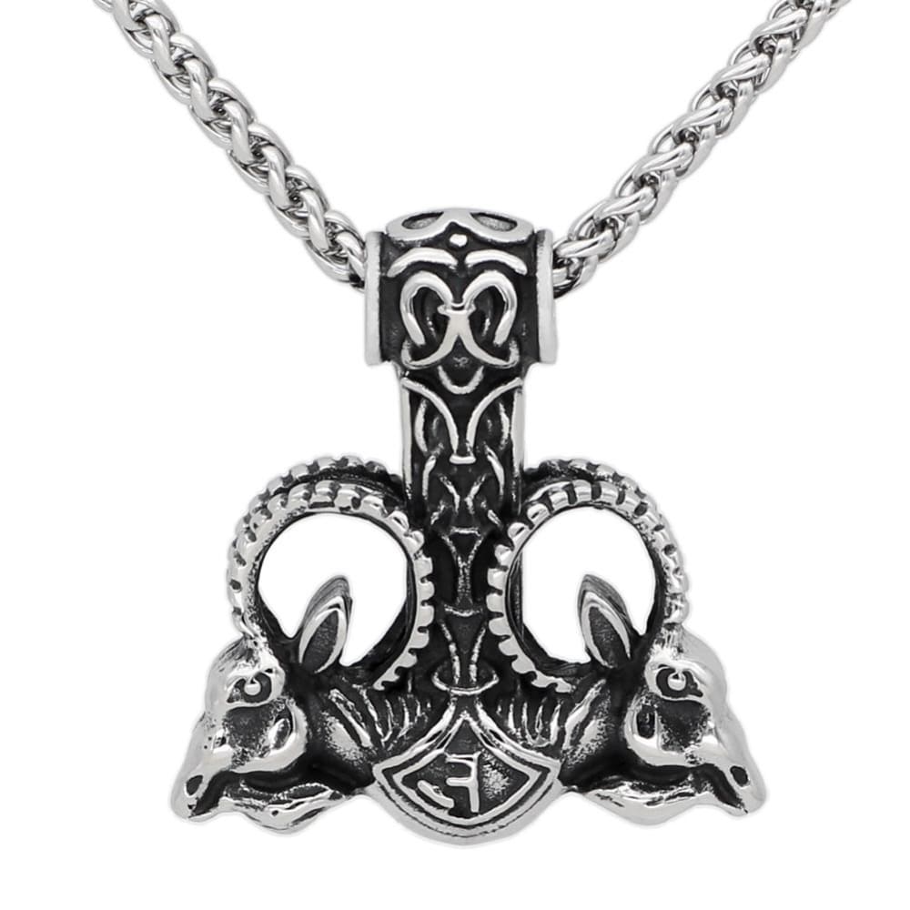 Thor Hammer Necklace - Legendary Rams