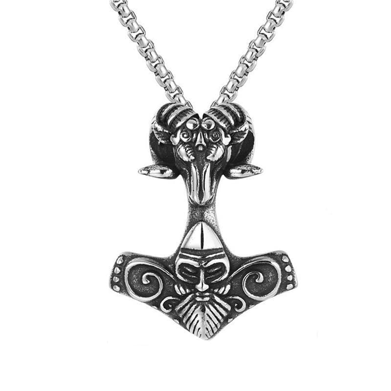 Thor Hammer Necklace - Ram