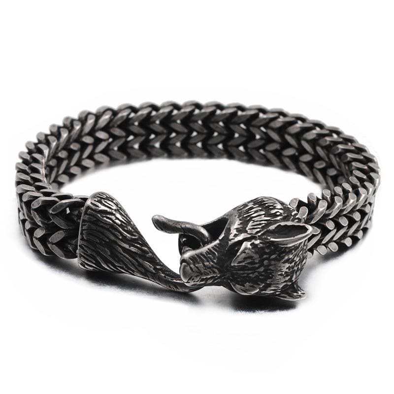 Viking Bracelet - Fenrir Wolf