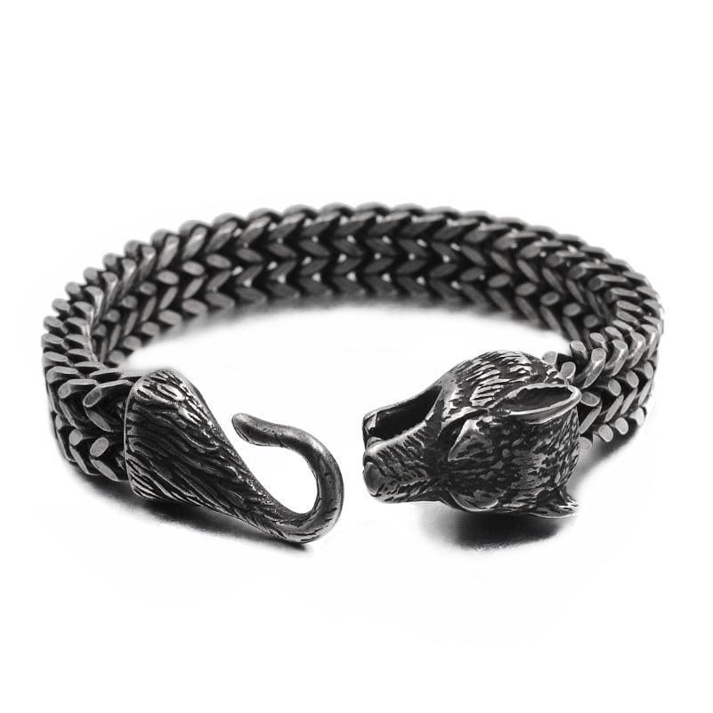 Viking Bracelet - Fenrir Wolf