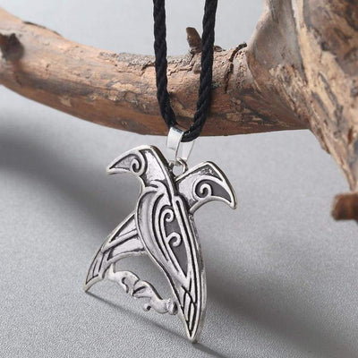 Viking Necklace - Huginn & Muninn