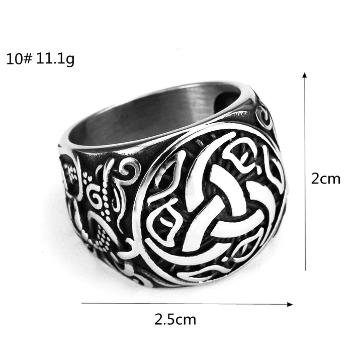 Viking Ring - Odin's Triskelion