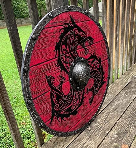 24" Battle-worn Fenrir Viking Shield