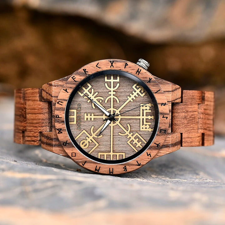 Viking Watch - Vegvisir Symbol