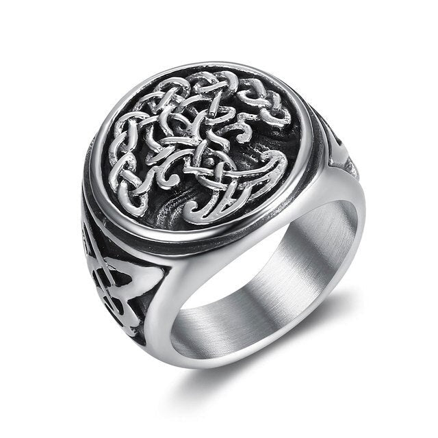 Viking Ring - Yggdrasil World Tree Of Life