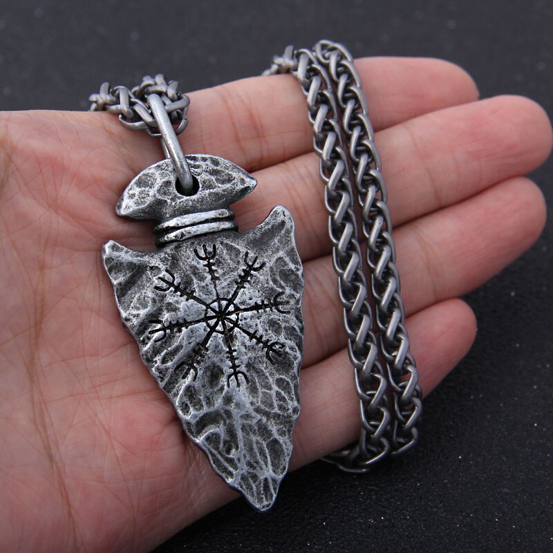 Fenrir Wolf Head Viking Necklace | Norse Bone Pendant - TheNorseWind