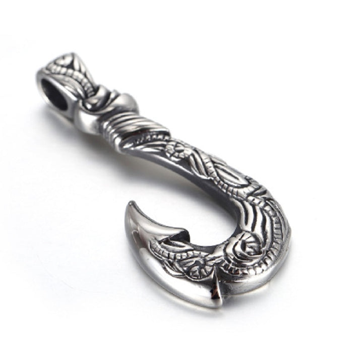 Viking Necklace - Fish Hook Pendant