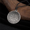 Viking Necklace - Aegishjalmur Viking Runes