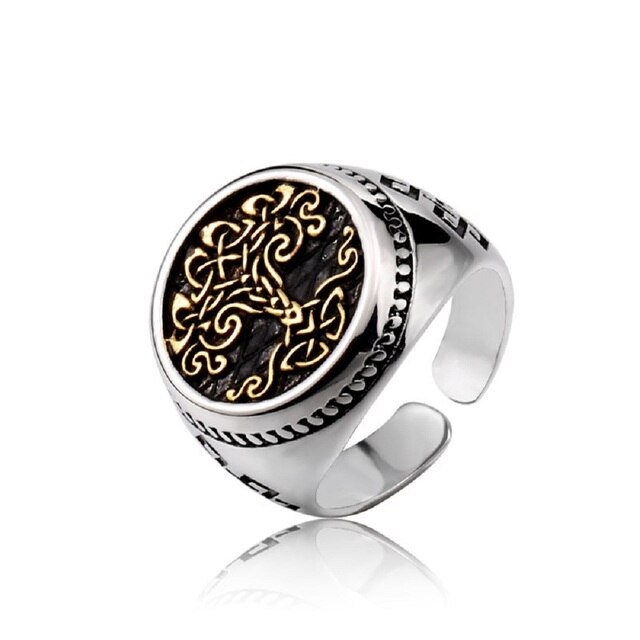 Viking Ring - Yggdrasil Tree