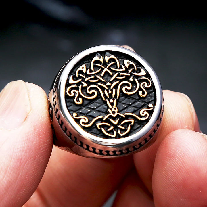 Viking Ring - Yggdrasil Tree