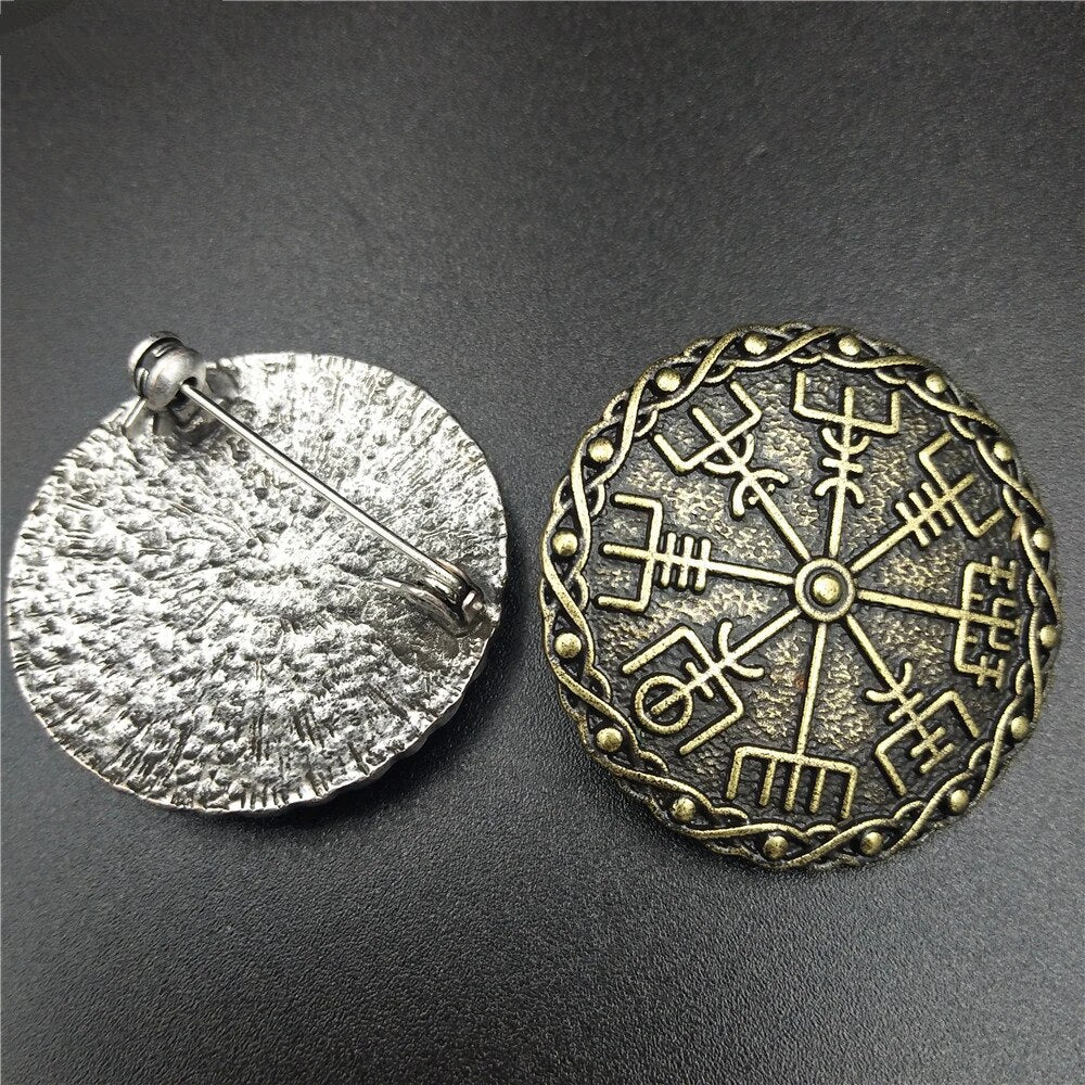 Viking Brooch - Vegvisir