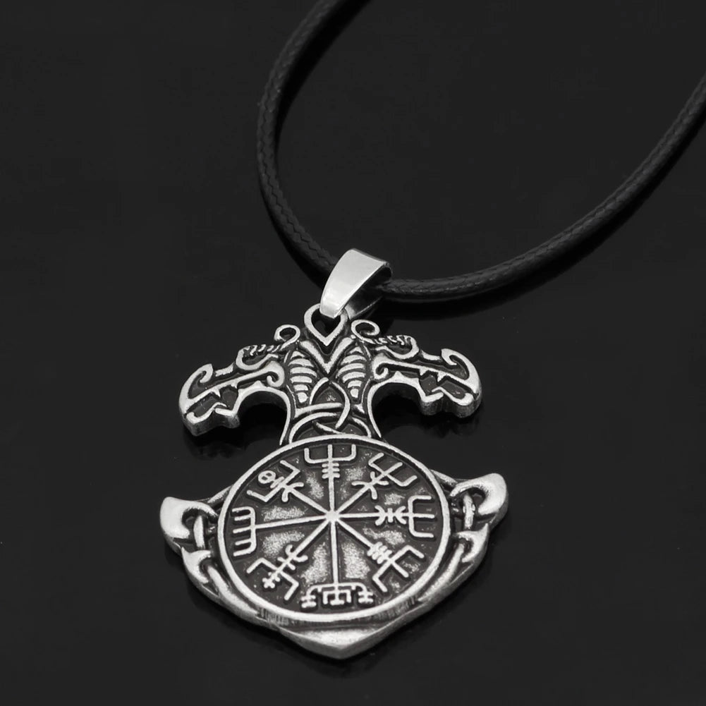 Thor Hammer Necklace - Vegvisir