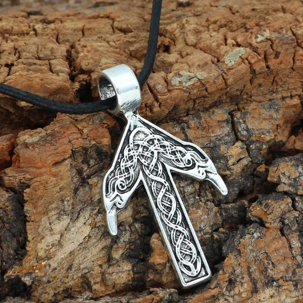 Nordic Viking Dragon Cross Necklace 🌍🚚 FREE... - Depop