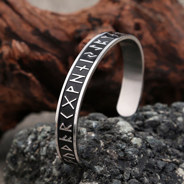 Viking Rune Arm Ring Cuff Bracelet