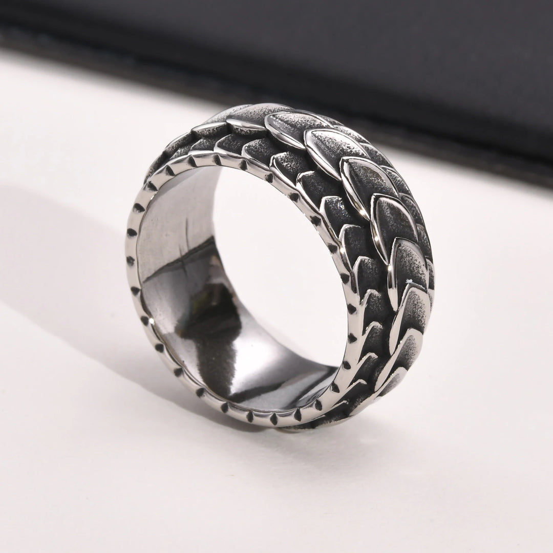 Jormungandr Dragon Scale Ring