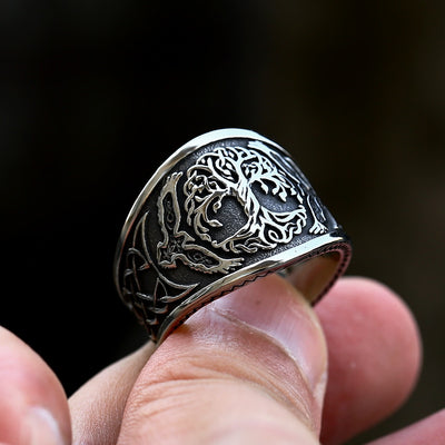 Viking Ring - Tree of Life Knotwork