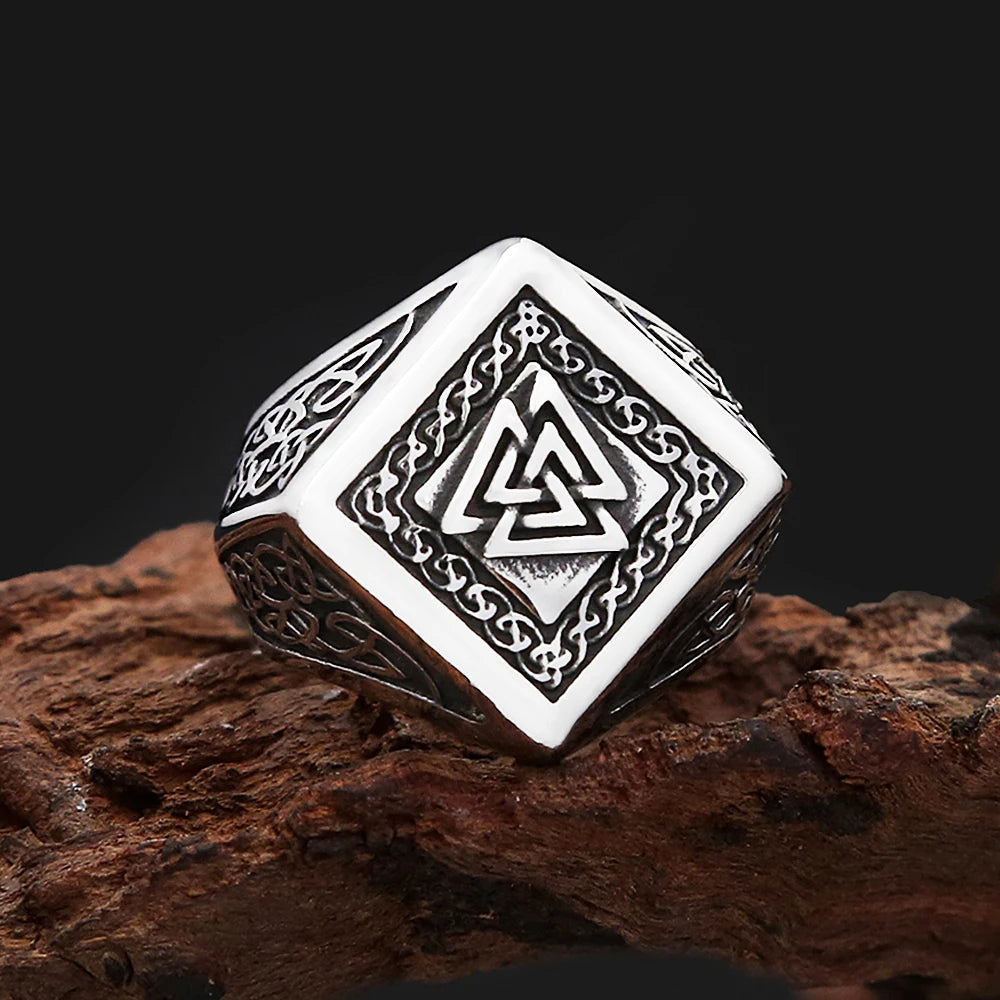 Valknut Forge Viking Steel Ring